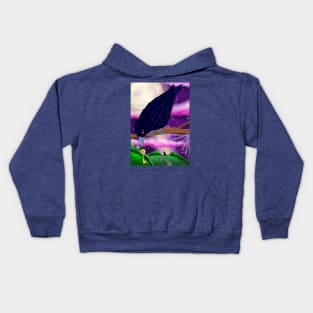 Spooky Raven Kids Hoodie